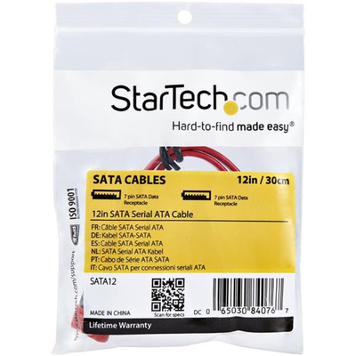 StarTech.com Female SATA Data to Female SATA Data  Cable, 300mm
