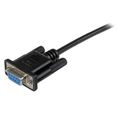 StarTech.com Female 9 Pin D-sub to Female 9 Pin D-sub Serial Cable, 2m PVC