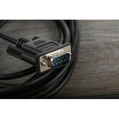 StarTech.com Male 9 Pin D-sub to Female 9 Pin D-sub Serial Cable, 3m PVC
