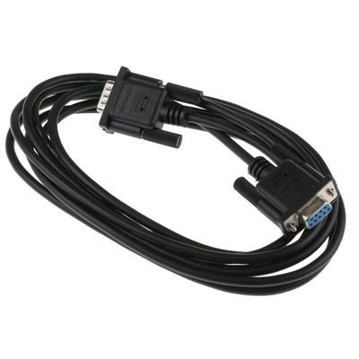 StarTech.com Male 9 Pin D-sub to Female 9 Pin D-sub Serial Cable, 3m PVC