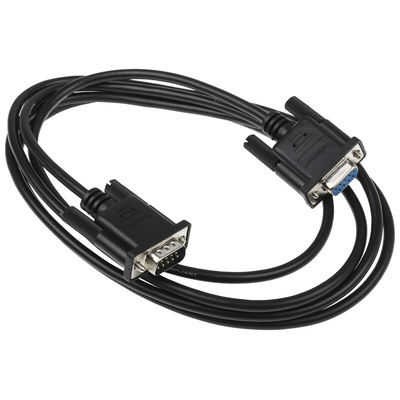 StarTech.com Female 9 Pin D-sub to Male 9 Pin D-sub Serial Cable, 2m PVC