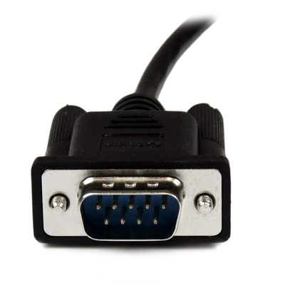 StarTech.com Female 9 Pin D-sub to Male 9 Pin D-sub Serial Cable, 2m PVC