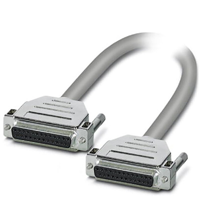 Phoenix Contact Female 25 Pin D-sub to Female 25 Pin D-sub Serial Cable, 1m