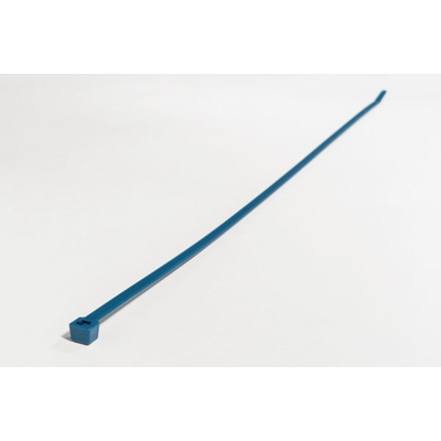 HellermannTyton Metal Content Tie, 380mm x 4.7 mm, Red PA 6.6, Pk-100