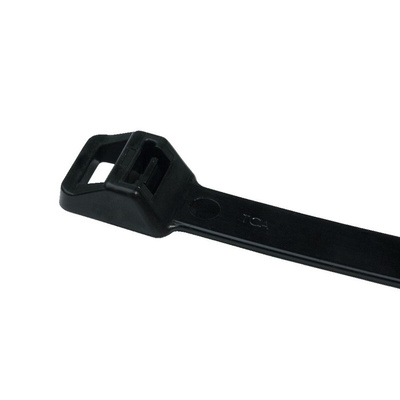 HellermannTyton Cable Tie, Releasable, 565mm x 12.5 mm, Black PA 6.6 UV Resistant