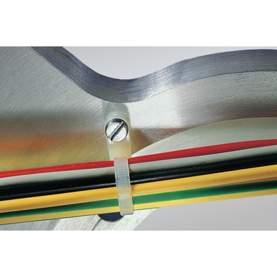 HellermannTyton Cable Tie, Releasable, 215mm x 4.7 mm, Black PA 6.6 UV Resistant