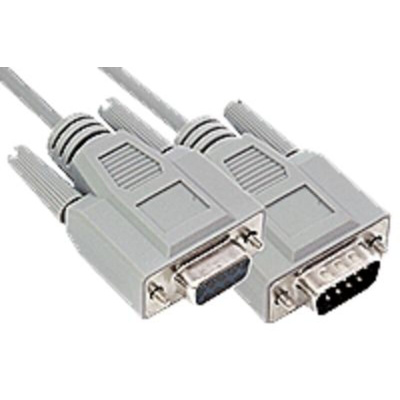 Ixxat Male 9 Pin D-sub to Female 9 Pin D-sub Serial Cable, 2m