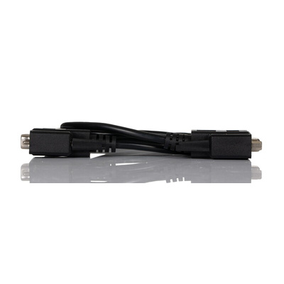 RS PRO Male 9 Pin D-sub to Female 9 Pin D-sub Serial Cable, 500mm PVC