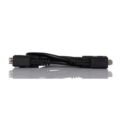 RS PRO Male 9 Pin D-sub to Female 9 Pin D-sub Serial Cable, 1m PVC