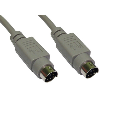 RS PRO Male PS/2 to Male PS/2, PS/2 Cable Assembly 2m