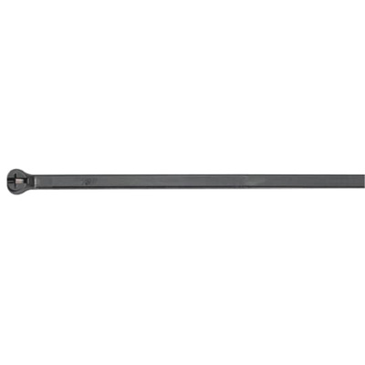 ABB Cable Ties, Cable Tray, 186mm x 4.8 mm, Black Polyamide