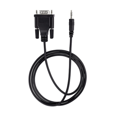 StarTech.com Male 9 Pin D-sub to Male 3.5mm Stereo Jack Serial Cable, 1m PVC