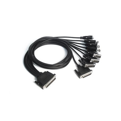MOXA RJ45 to Male 25 Pin D-sub Serial Cable, 1.5m