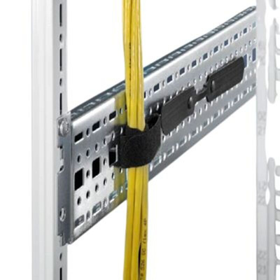 Rittal Hook and Loop Cable Tie, Loop, 130mm x 20 mm, Black Nylon