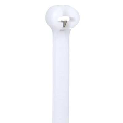 Panduit Cable Ties, 300mm x 7 mm, Natural Nylon, Pk-250pack