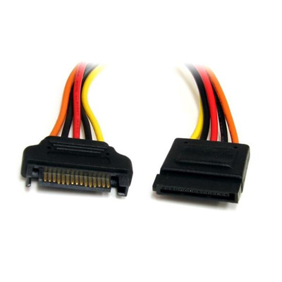 StarTech.com Male SATA Power to Female SATA Power  Cable, 12in