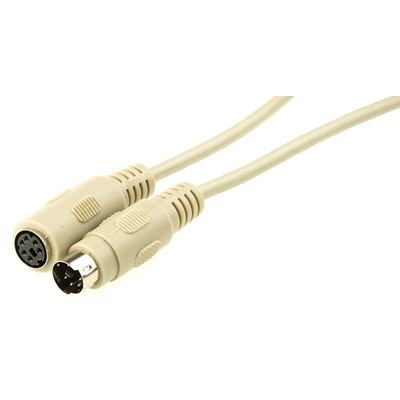 Roline Male PS/2 to Female PS/2,  Cable 10m