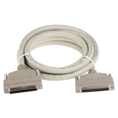 RS PRO Male SCSI-3 to Female SCSI-3  Cable 2m