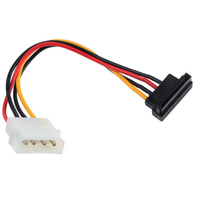 RS PRO Male SATA Power to Male LP4  Cable, 100mm