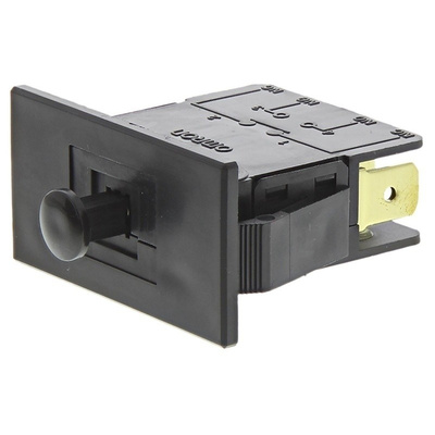 Door Interlock Micro Switch Plunger, SPDT-NO/NC 16 A @ 250 V ac, -25 → +85°C