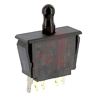 Door Interlock Micro Switch Plunger, DPDT 10 A PET, -37 → +82°C