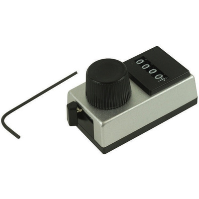 Rotary Turn Counter, Dial, for use with 6.35 mm Shaft Diameter Potentiometers