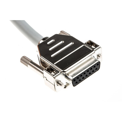Phoenix Contact Male 15 Pin D-sub to Female 15 Pin D-sub Serial Cable, 3m