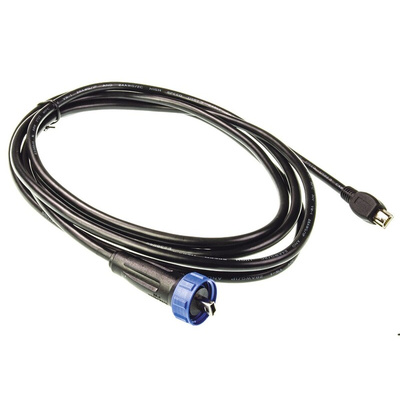 Bulgin USB 2.0 Cable, Male Mini USB B to Male Mini USB A Cable, 2m