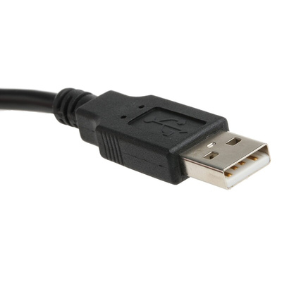 Bulgin USB 2.0 Cable, Male Mini USB B to Male USB A Cable, 3m