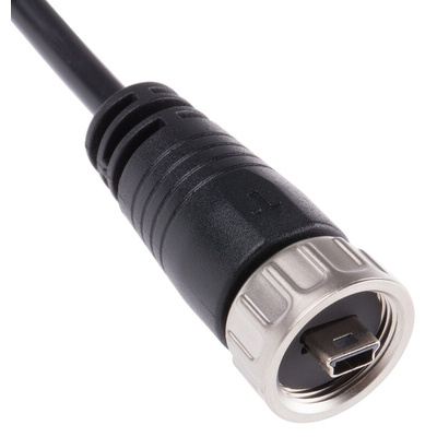 RS PRO Cable, Male Mini USB B to Male USB A Cable, 2m