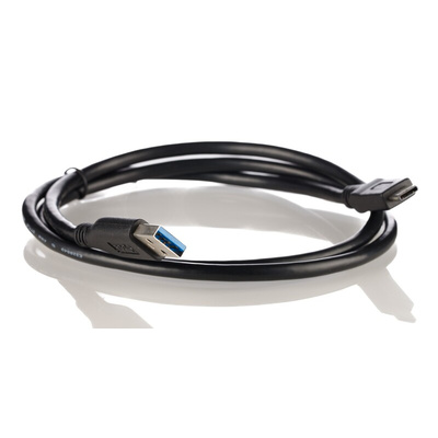 Wurth Elektronik USB 3.1 Cable, Male USB C to Male USB A Cable, 1m