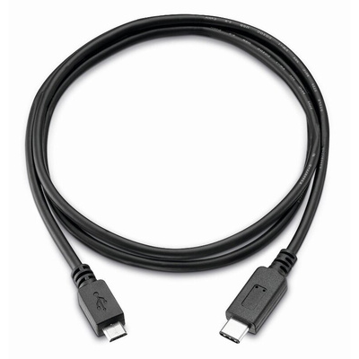 Wurth Elektronik USB 3.1 Cable, Male USB C to Male Micro USB B Cable, 1m