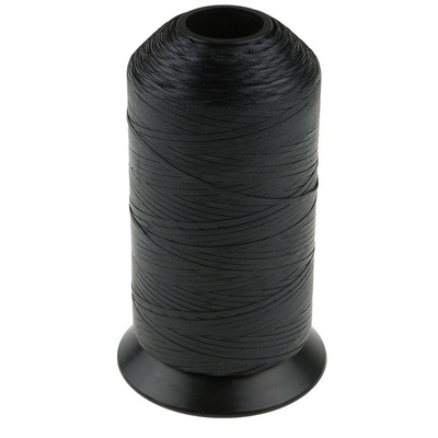 Alpha Wire Lacing Cord Black PET 2.16 mm x 457.2m