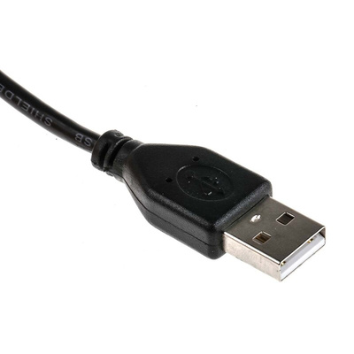 RS PRO USB 2.0 Cable, Male USB A to Female USB A Cable, 1m