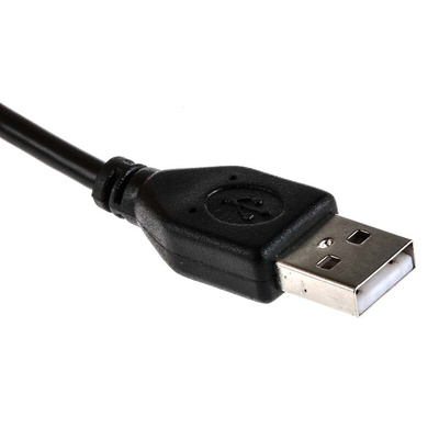 RS PRO USB 2.0 Cable, Male USB A to Female USB A Cable, 5m