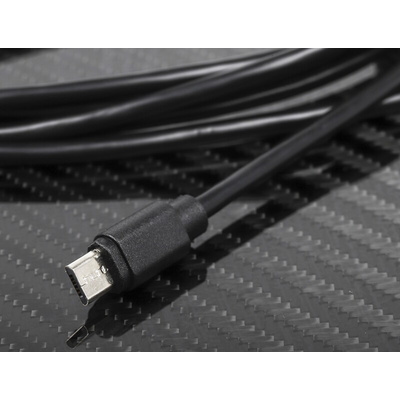 RS PRO USB 2.0 Cable, Male USB A to Male Micro USB B Cable, 1.8m