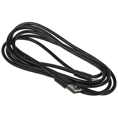 RS PRO USB 2.0 Cable, Male USB A to Male Micro USB B Cable, 1.8m