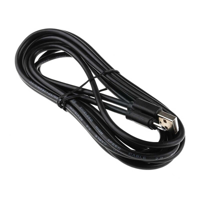 RS PRO USB 2.0 Cable, Male USB A to Male Micro USB B Cable, 3m