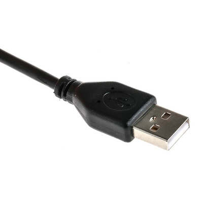 RS PRO USB 2.0 Cable, Male USB A to Male USB A Cable, 1.8m