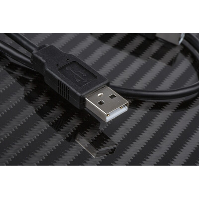 RS PRO USB 2.0 Cable, Male USB A to Male USB B Cable, 0.5m