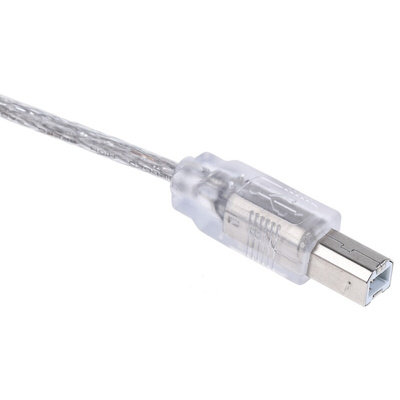 RS PRO USB 2.0 Cable, Male USB A to Male USB B Cable, 3m