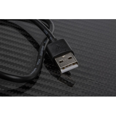RS PRO USB 2.0 Cable, Male USB A to Male Micro USB B Cable, 500mm