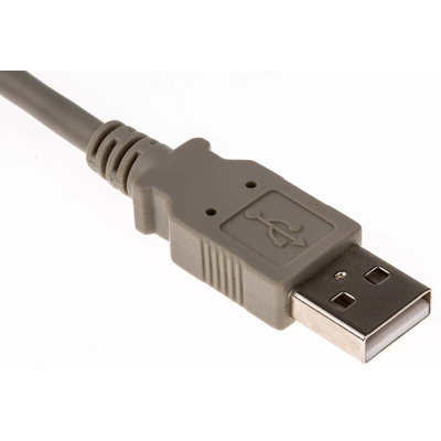 RS PRO USB 2.0 Cable, Male USB A to Male USB A Cable, 2m