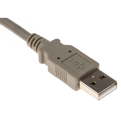 RS PRO USB 2.0 Cable, Male USB A to Male USB A Cable, 2m