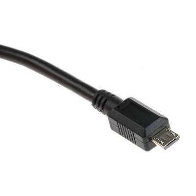 RS PRO USB 2.0 Cable, Male USB B to Female USB A Cable, 150mm