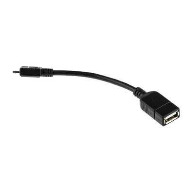 RS PRO USB 2.0 Cable, Male USB B to Female USB A Cable, 150mm