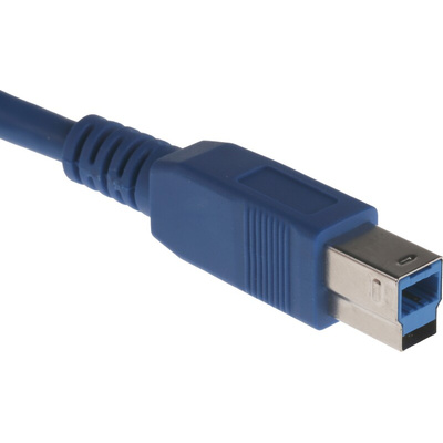 RS PRO USB 3.0 Cable, Male USB A to Male USB B Cable, 5m