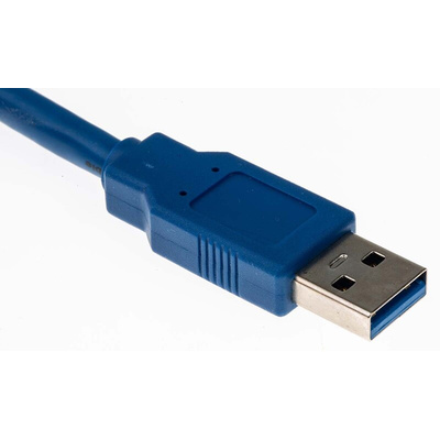 RS PRO USB 3.0 Cable, Male USB A to Female USB A USB Extension Cable, 3m