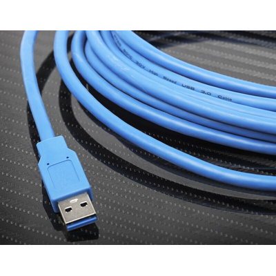 RS PRO USB 3.0 Cable, Male USB A to Female USB A USB Extension Cable, 5m