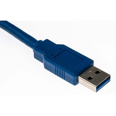 RS PRO USB 3.0 Cable, Male USB A to Male USB A Cable, 3m